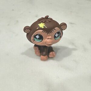 LPS #663 Monkey Chimpanzee 2006 Authentic Toy Collector Hasbro Littlest Pet Shop